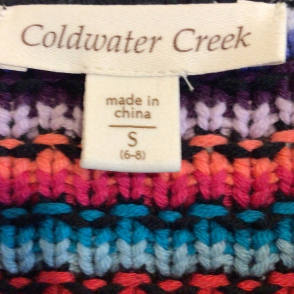 Coldwater creek knit jacket women’s size small (6-8) - Picture 7 of 8